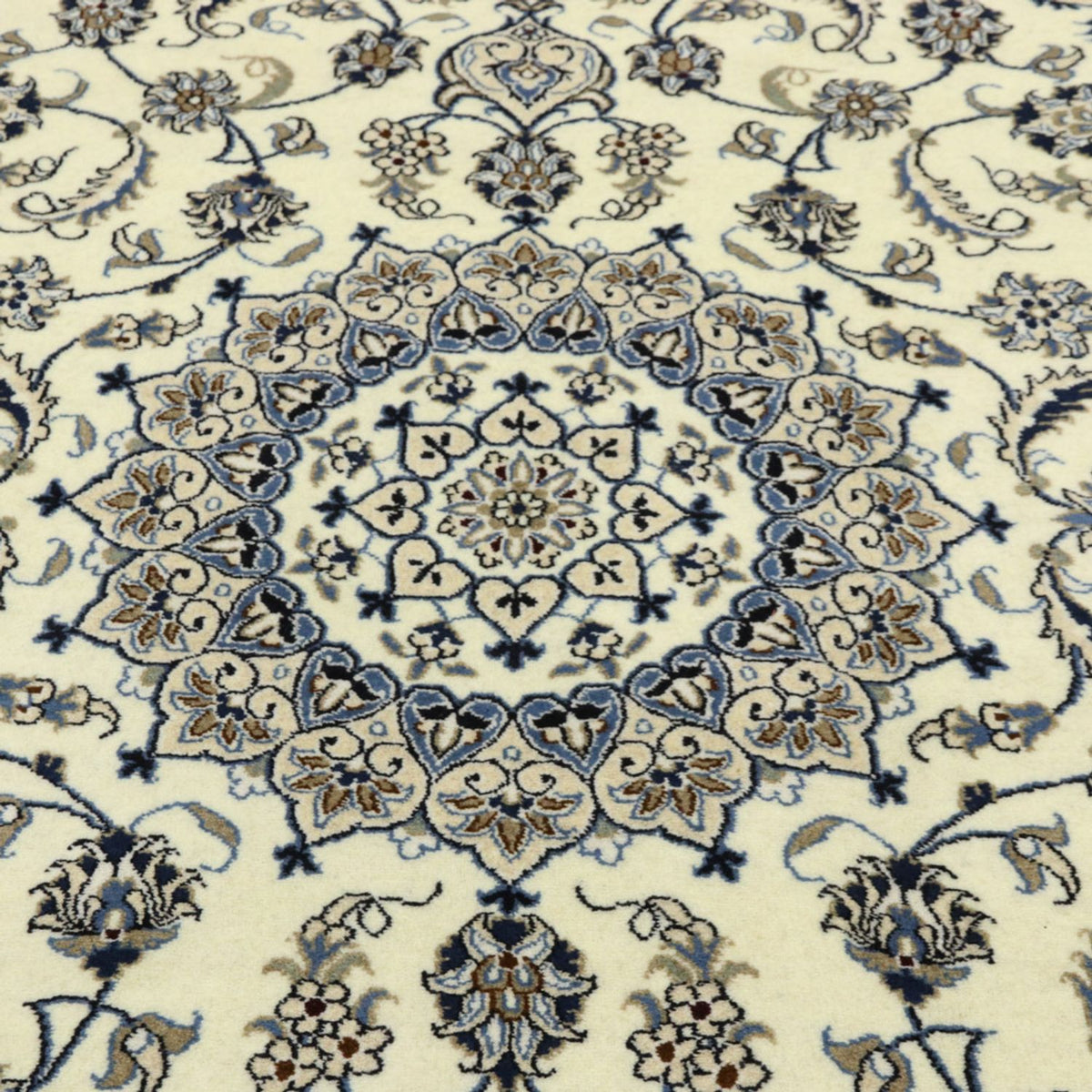 Tapis persan - Nain - 286 x 193 cm - crème