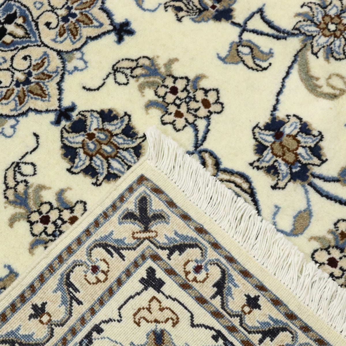 Tapis persan - Nain - 286 x 193 cm - crème