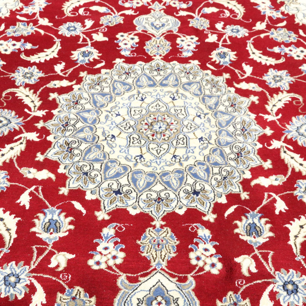 Tapis persan - Nain - 292 x 194 cm - rouge