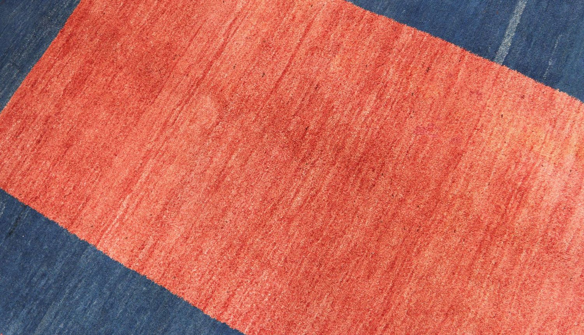 Tapis Gabbeh - Persan - 217 x 152 cm - rouille