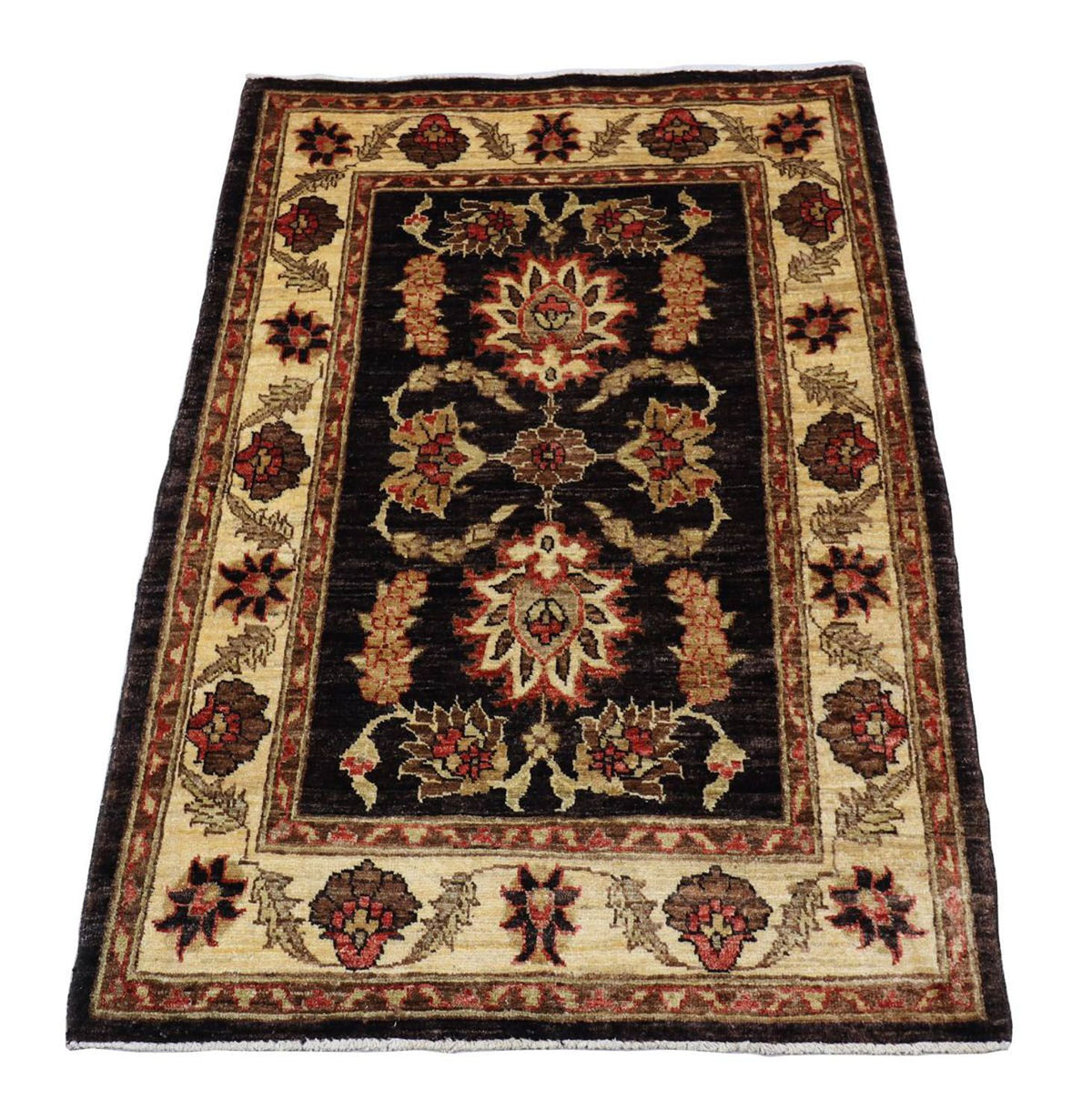 Tapis Ziegler - 125 x 89 cm - marron foncé