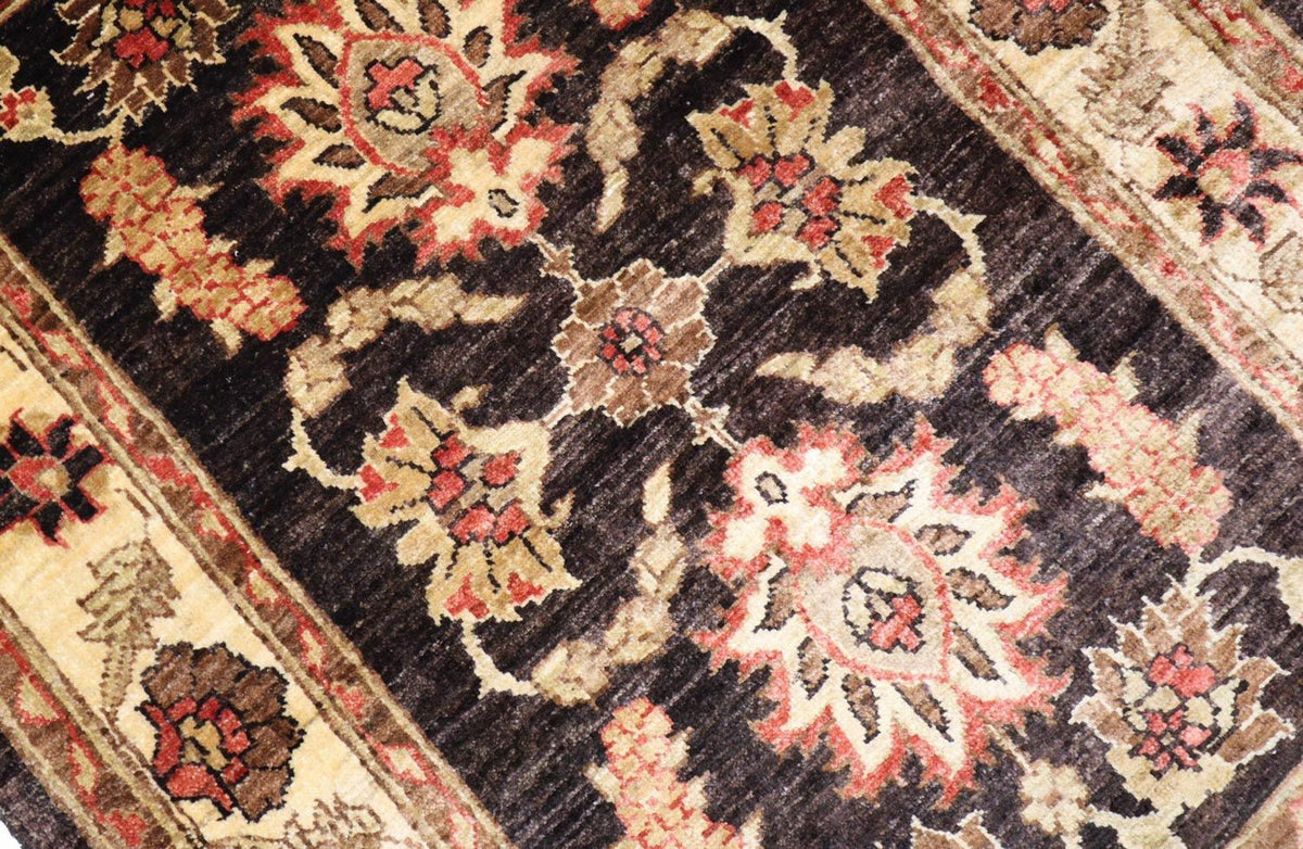 Tapis Ziegler - 125 x 89 cm - marron foncé