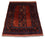 Tapis afghan - 115 x 94 cm - rouille