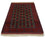 Tapis afghan - 170 x 130 cm - rouge foncé