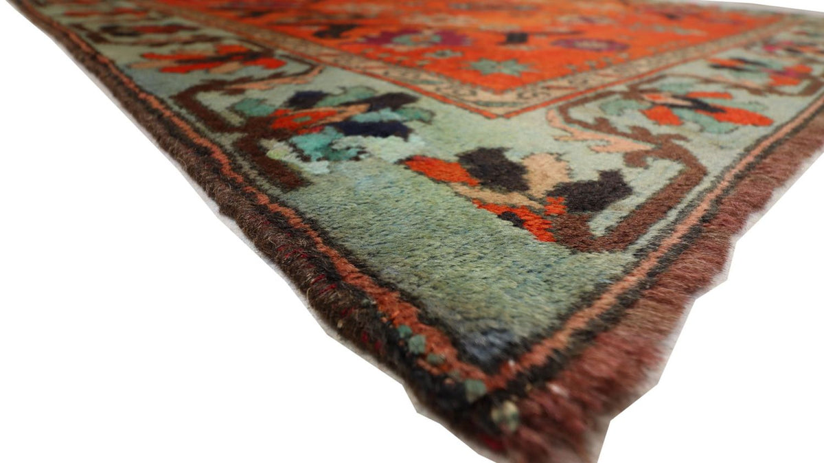 Tapis oriental - 210 x 133 cm - rouge foncé