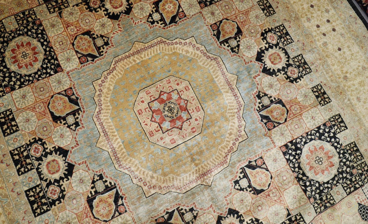 Tapis Ziegler - 424 x 313 cm - bleu foncé