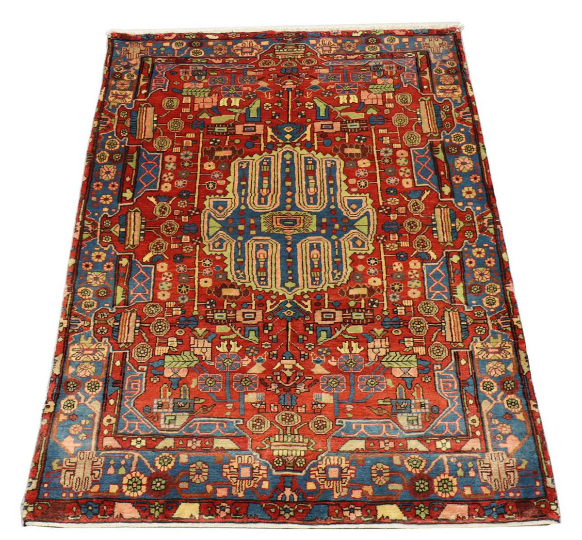 Tapis persan - Nomadic - 215 x 154 cm - rouge