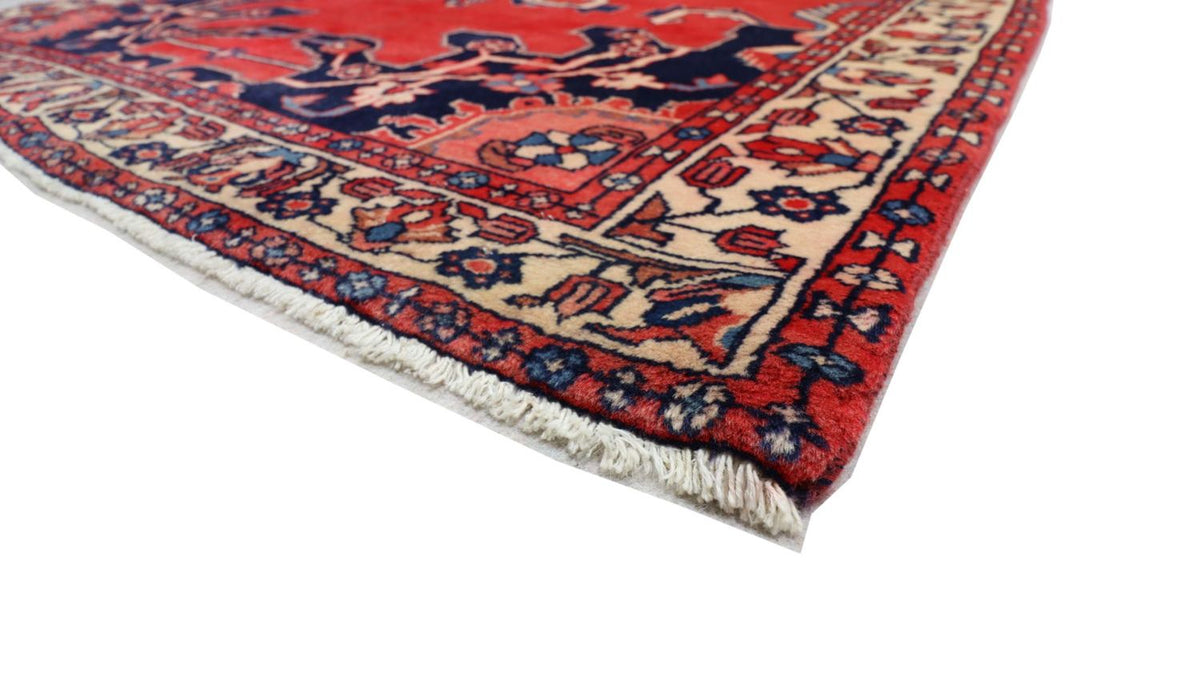 Tapis persan - Nomadic - 215 x 125 cm - rouge