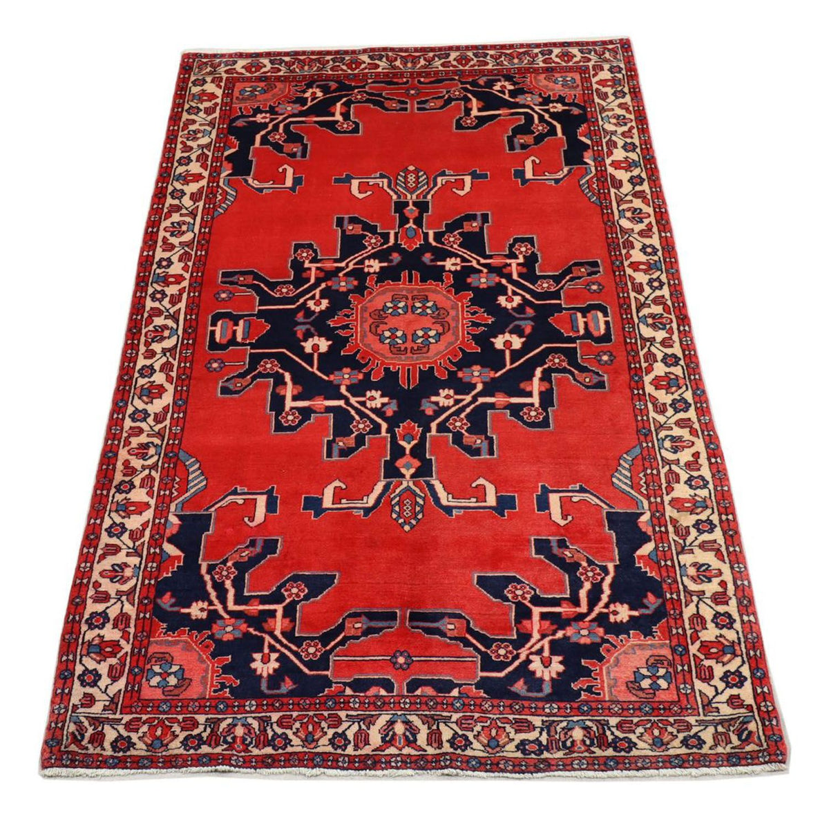 Tapis persan - Nomadic - 215 x 125 cm - rouge