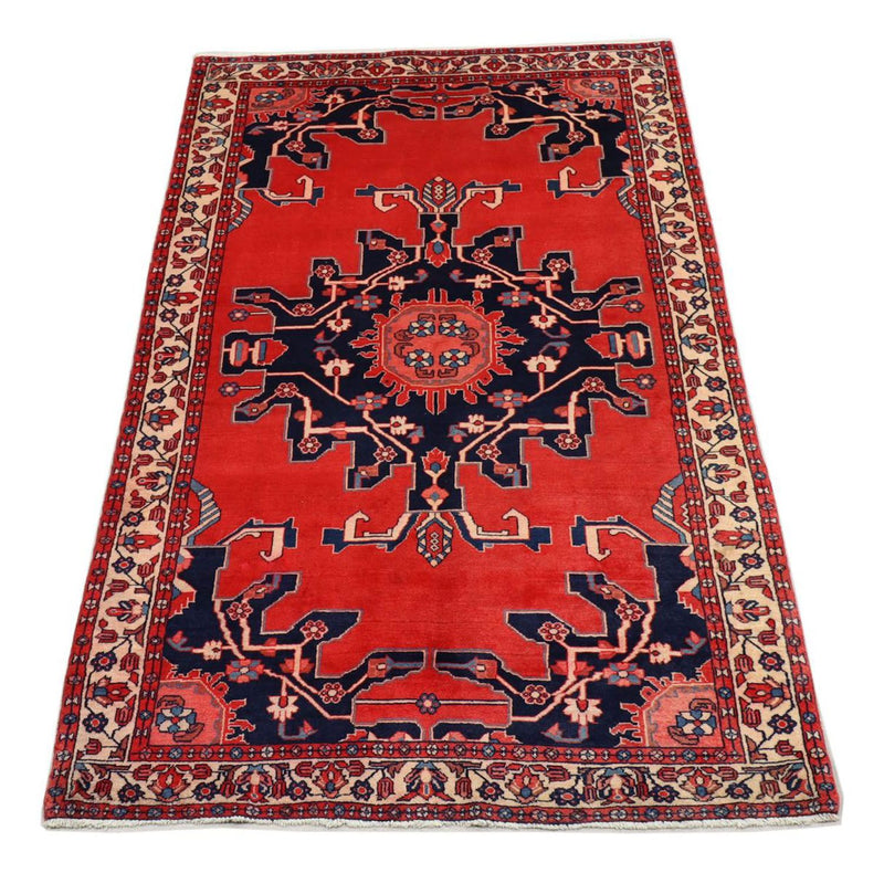 Tapis persan - Nomadic - 215 x 125 cm - rouge
