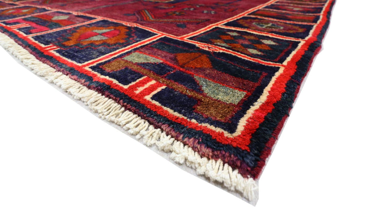 Tapis Gabbeh - Loribaft Persan - 220 x 160 cm - rouge clair