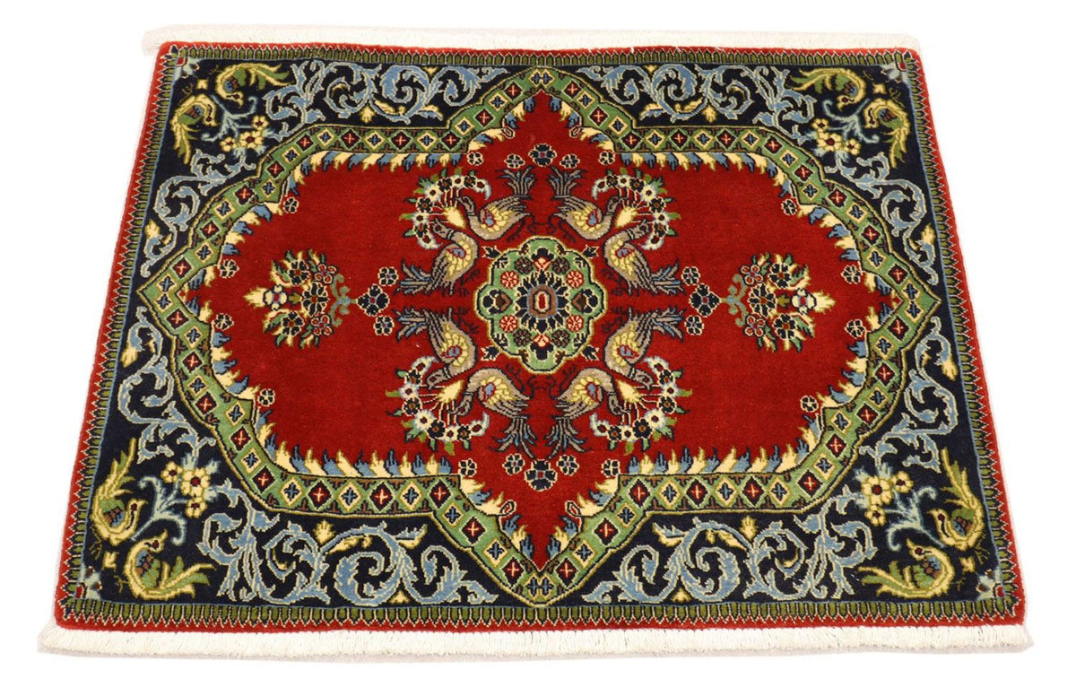 Tapis persan - Keshan - 97 x 73 cm - rouge
