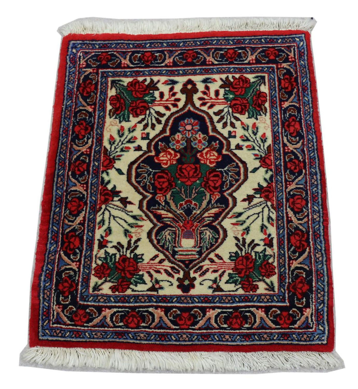 Tapis persan - Bidjar - 67 x 55 cm - rouge