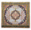 Tapis persan - Ghom carré  - 91 x 78 cm - argent