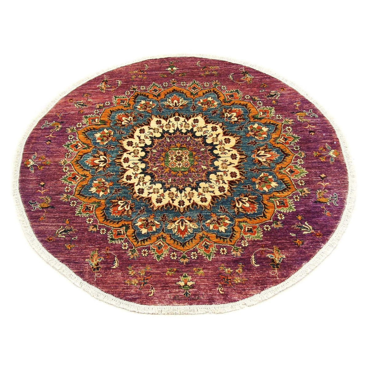Tapis Ziegler ronde  - 171 x 169 cm - multicolore