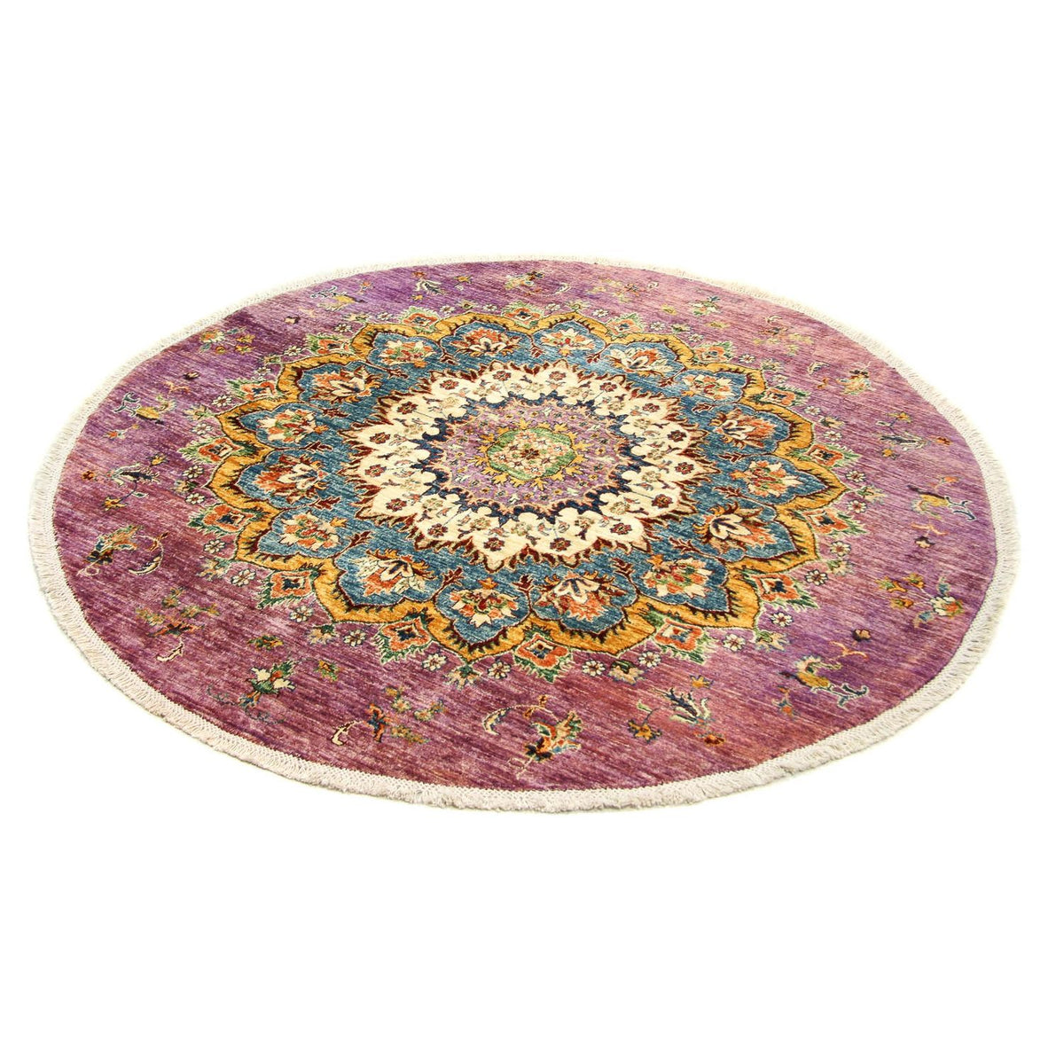 Tapis Ziegler ronde  - 171 x 169 cm - multicolore