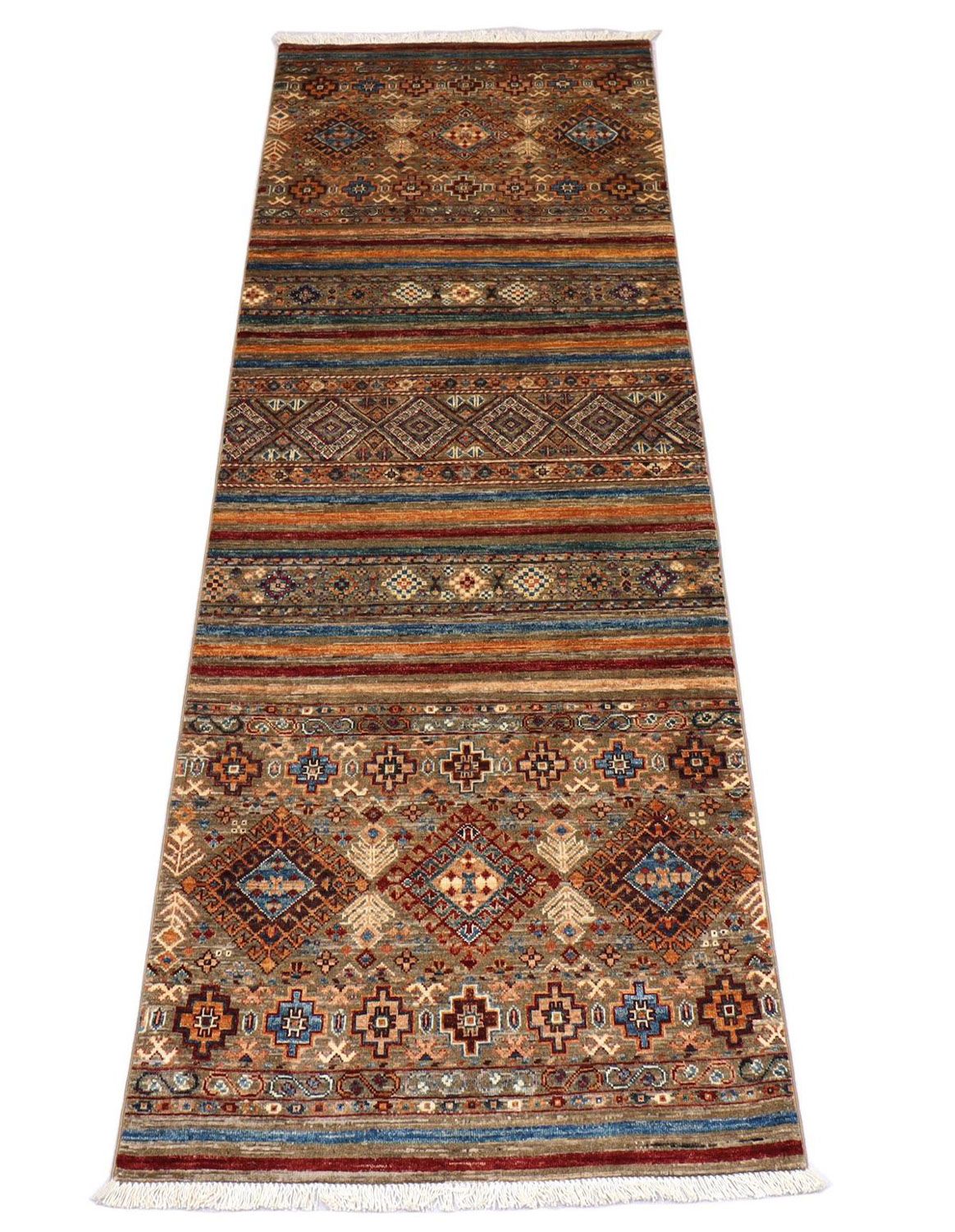 Tapis de couloir Tapis Ziegler - 258 x 87 cm - marron clair