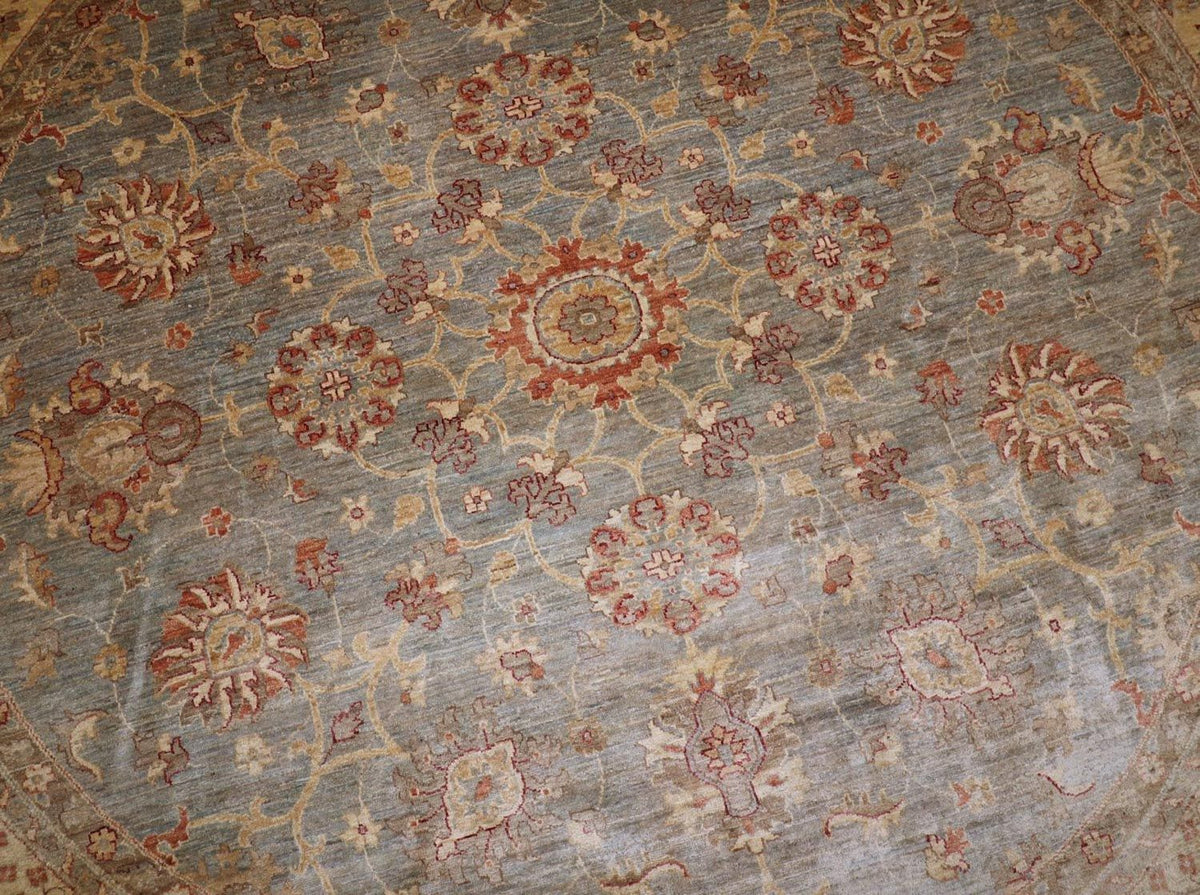 Tapis Ziegler ronde - 307 x 305 cm - marron