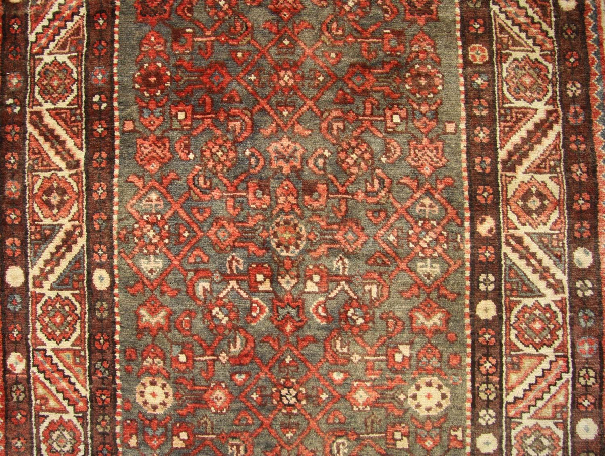 Tapis de couloir Tapis persan - Nomadic - 440 x 114 cm - rouge