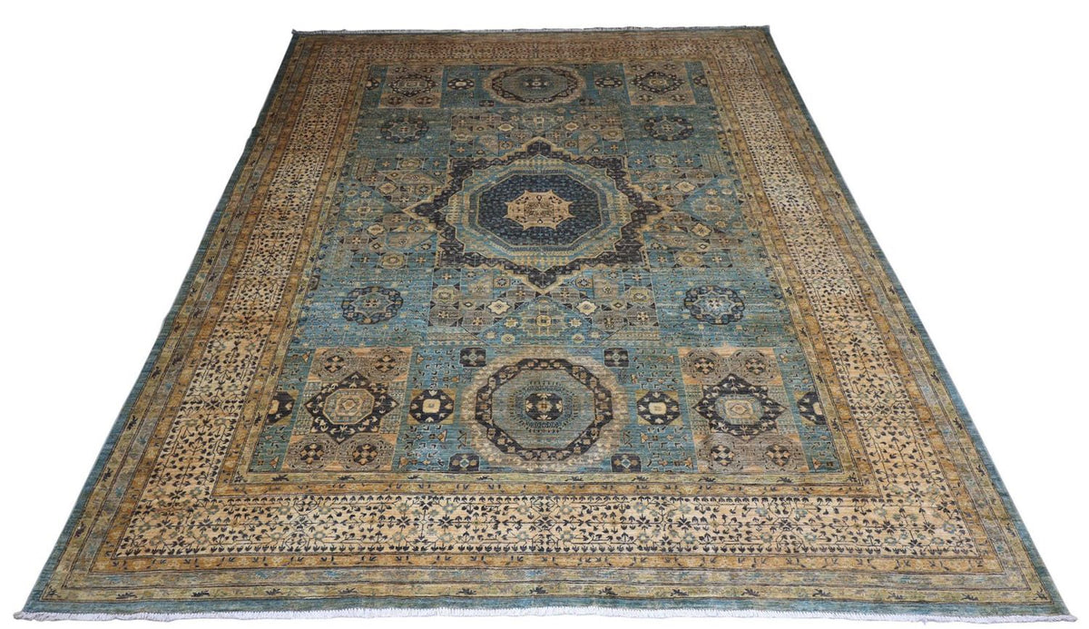 Tapis Ziegler - 427 x 313 cm - bleu