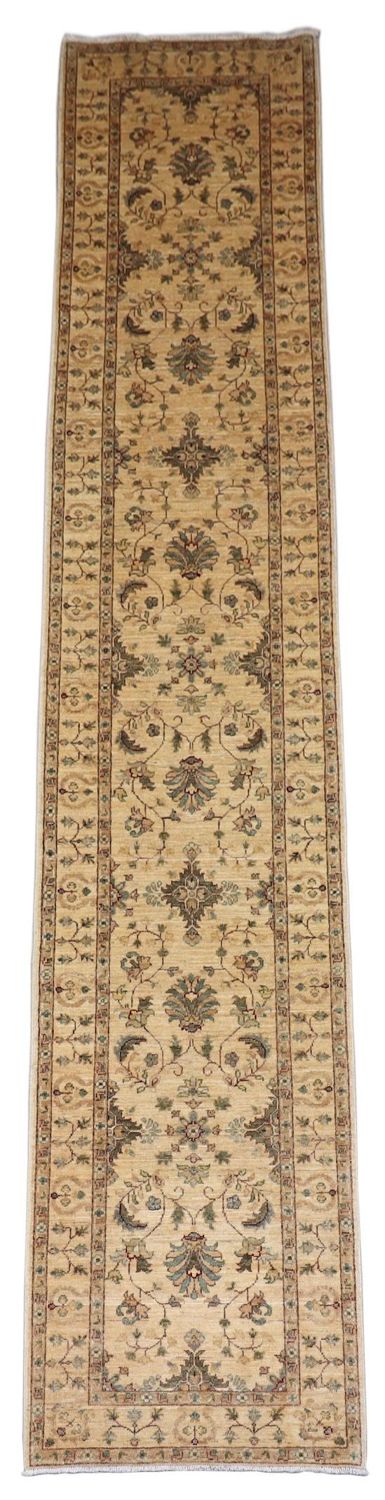 Tapis de couloir Tapis Ziegler - 394 x 78 cm - beige