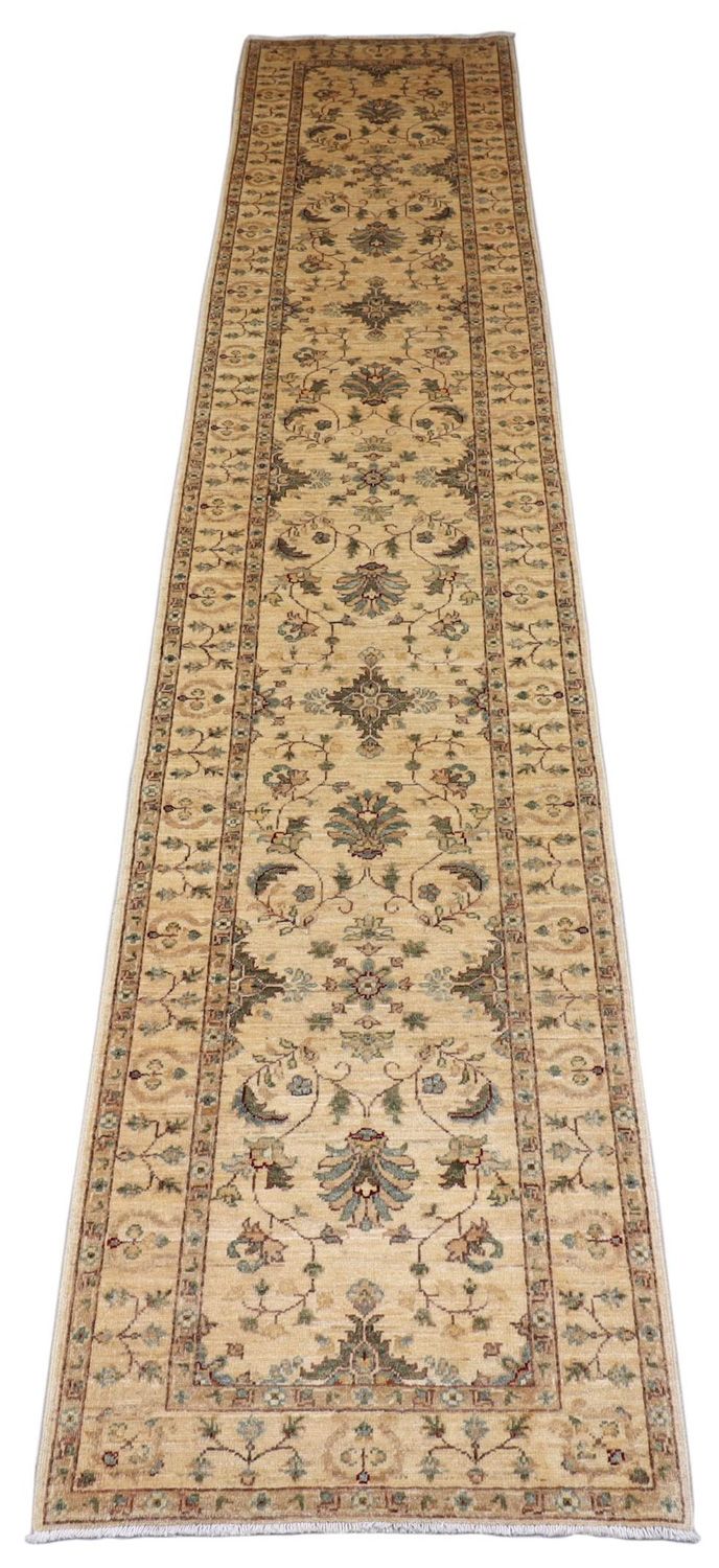 Tapis de couloir Tapis Ziegler - 394 x 78 cm - beige