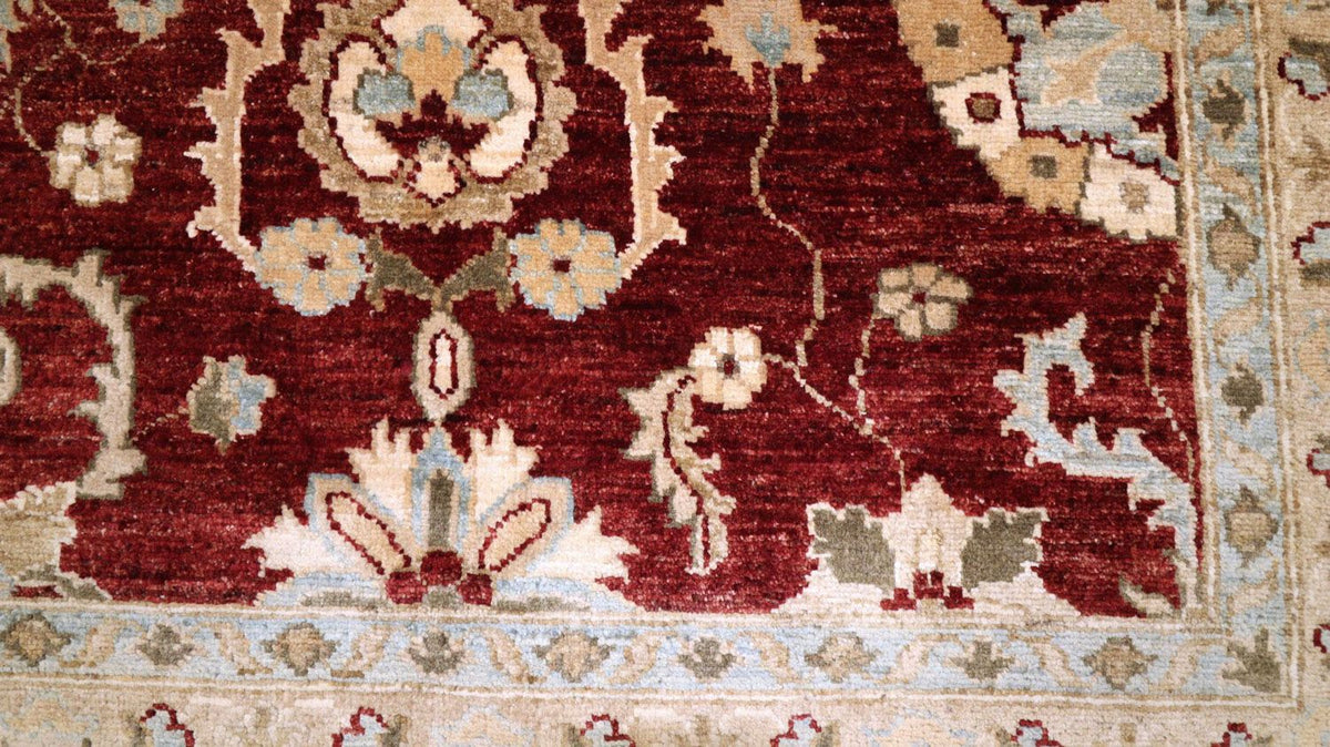 Tapis Ziegler - 357 x 276 cm - rouge foncé