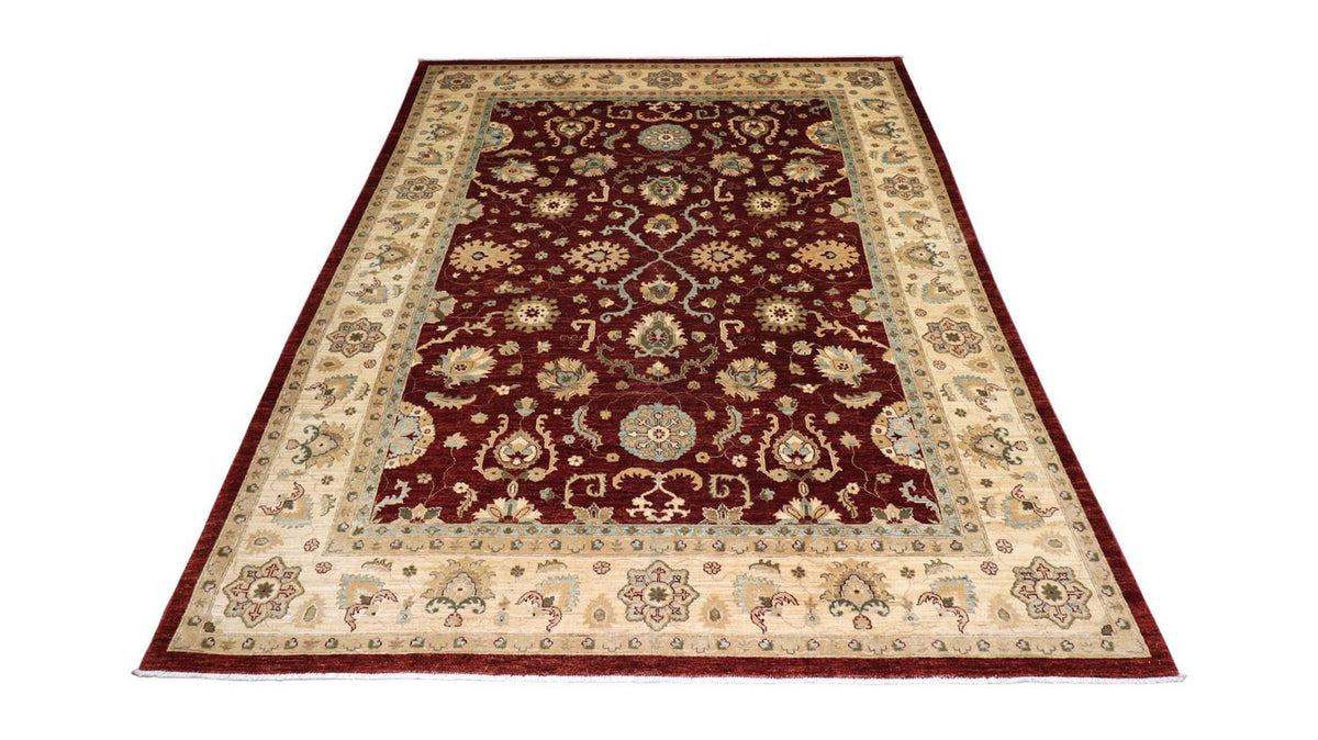 Tapis Ziegler - 357 x 276 cm - rouge foncé