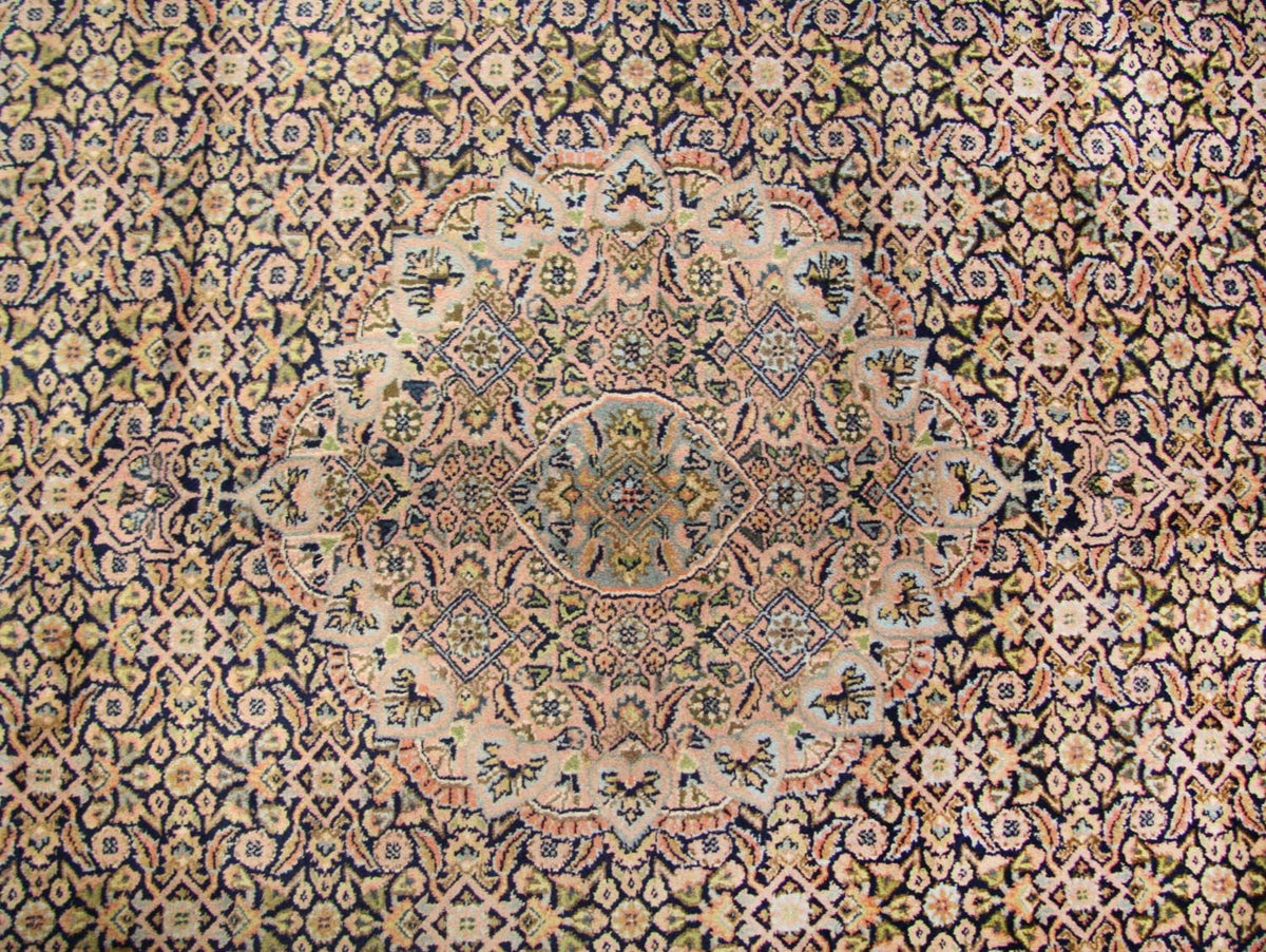 Tapis persan - Bidjar - 290 x 248 cm - bleu