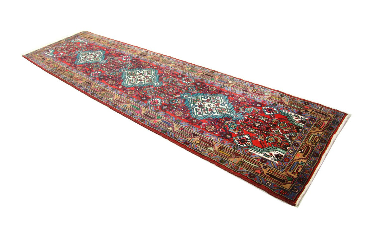 Tapis de couloir Tapis persan - Nomadic - 317 x 82 cm - rouge