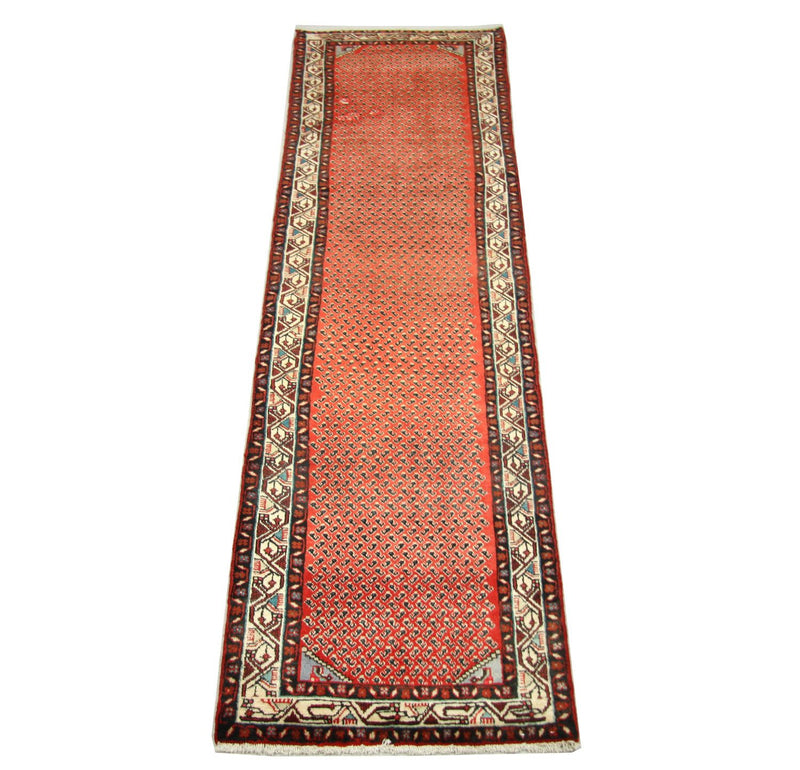 Tapis de couloir Tapis persan - Nomadic - 298 x 80 cm - marron