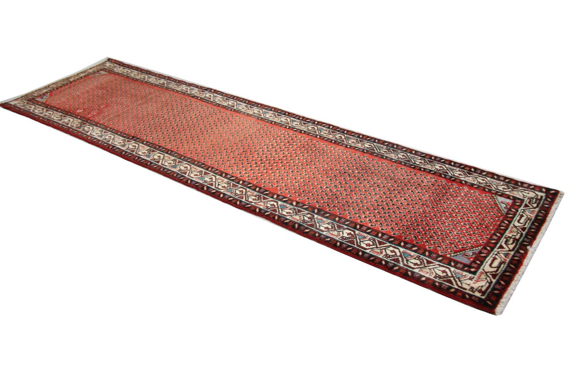 Tapis de couloir Tapis persan - Nomadic - 298 x 80 cm - marron