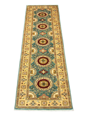 Tapis de couloir Tapis Ziegler - 293 x 81 cm - bleu