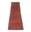 Tapis de couloir Tapis afghan - Boukhara - 339 x 84 cm - rouge
