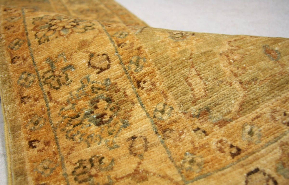 Tapis de couloir Tapis Ziegler - 276 x 88 cm - or