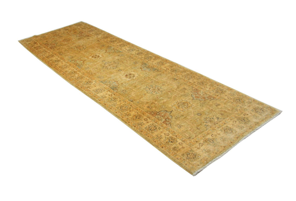 Tapis de couloir Tapis Ziegler - 276 x 88 cm - or