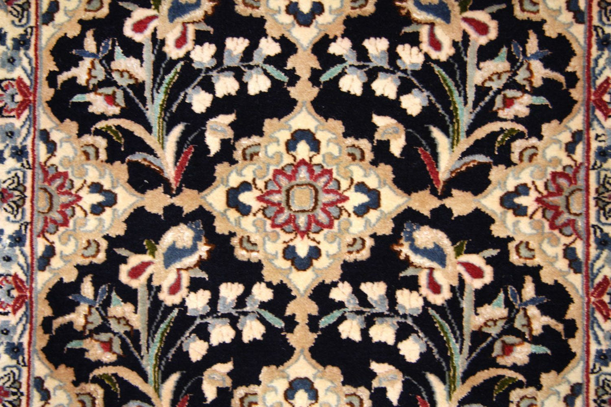 Tapis de couloir Tapis persan - Nain - Premium - 203 x 48 cm - bleu