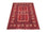 Tapis afghan - 230 x 177 cm - rouge