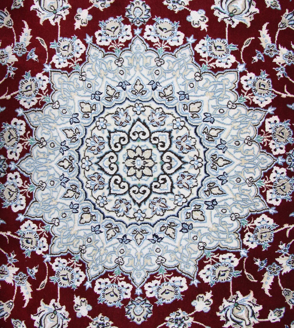 Tapis persan - Nain - Royal - 320 x 204 cm - bleu