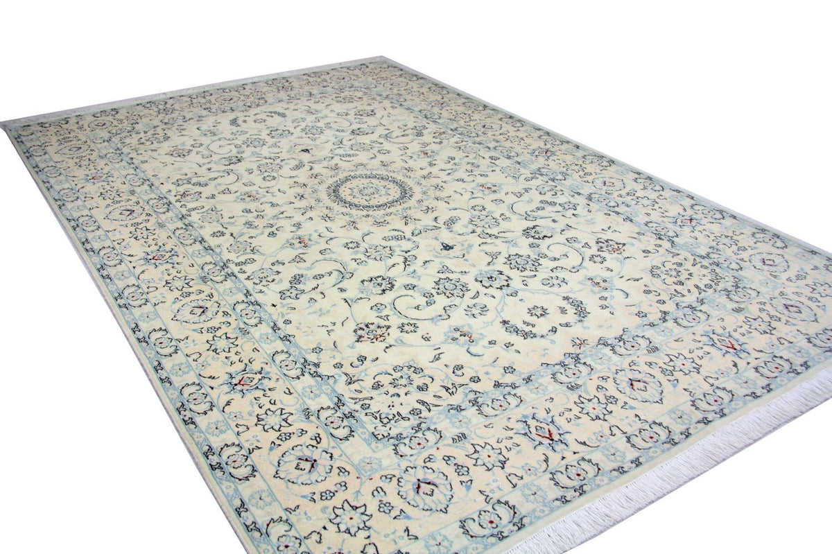 Tapis persan - Nain - Royal - 293 x 200 cm - bleu