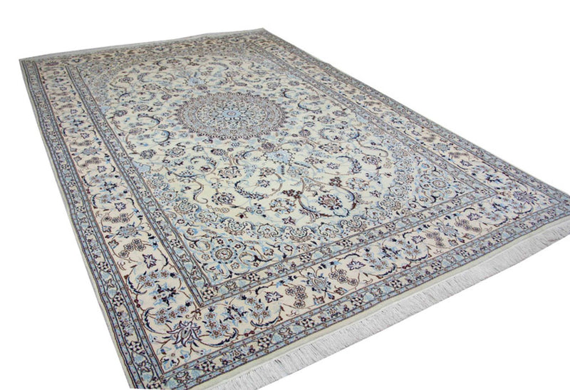 Tapis persan - Nain - Premium - 300 x 200 cm - bleu