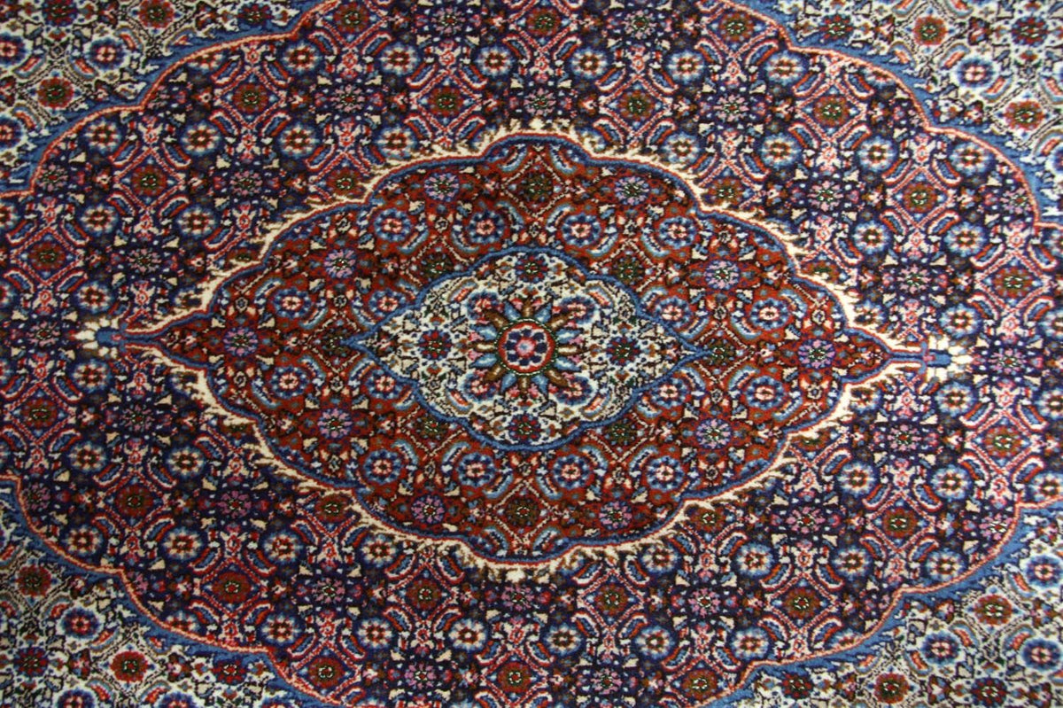 Tapis persan - Classique - 302 x 198 cm - bleu