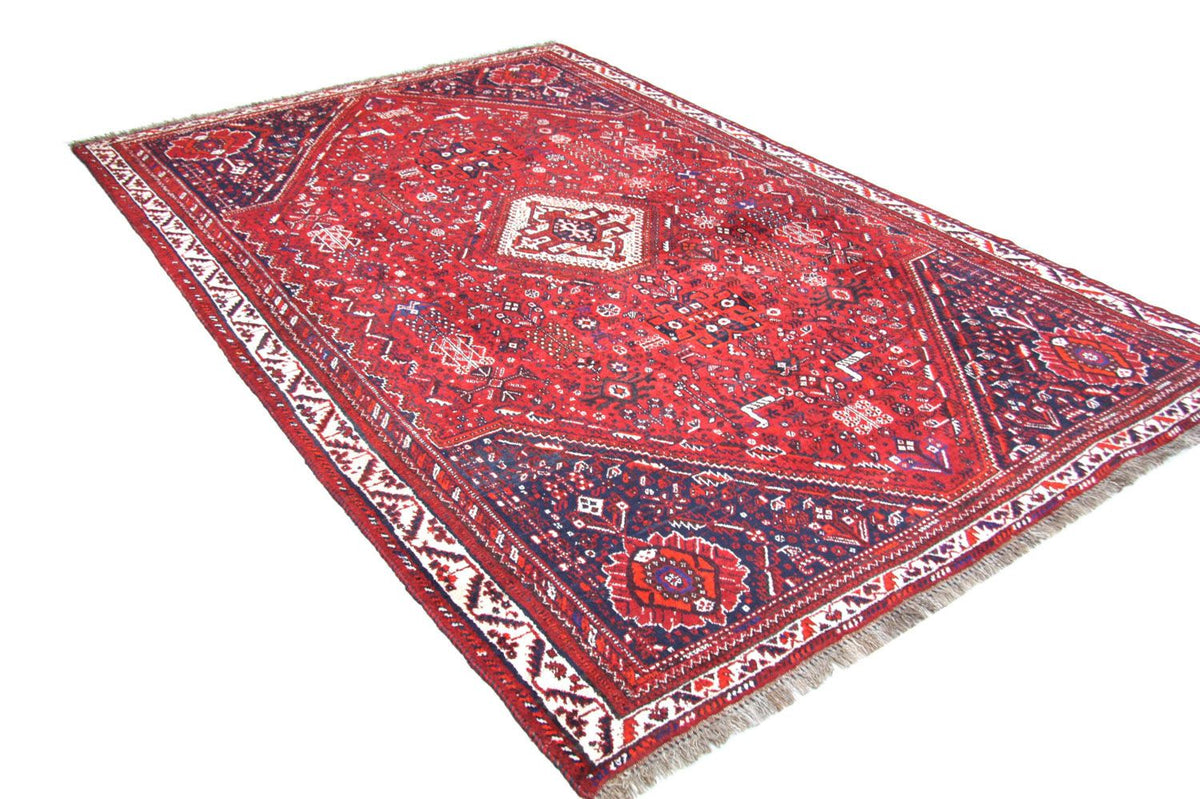 Tapis persan - Nomadic - 274 x 175 cm - rouge