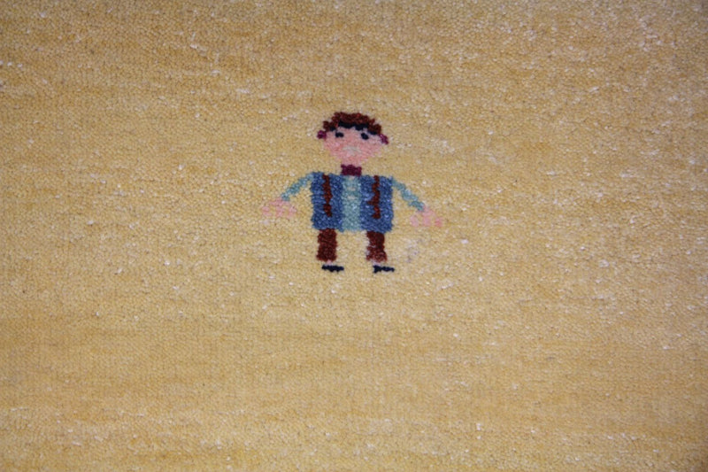 Tapis Gabbeh - Loribaft Persan - 265 x 195 cm - or