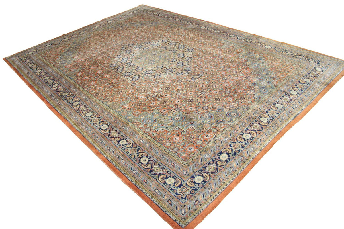 Tapis persan - Bidjar - 348 x 250 cm - bleu