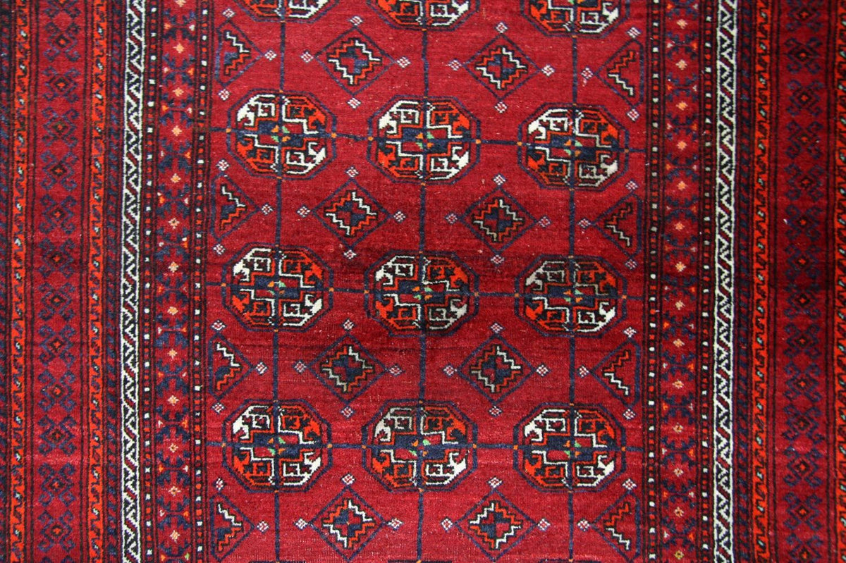 Tapis Belutsch - 208 x 123 cm - rouge