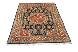 Tapis Ziegler - Kazak - 230 x 169 cm - bleu