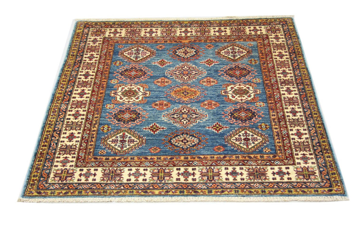 Tapis Ziegler carré - 155 x 149 cm - bleu