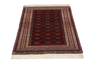 Tapis afghan - 177 x 133 cm - bleu