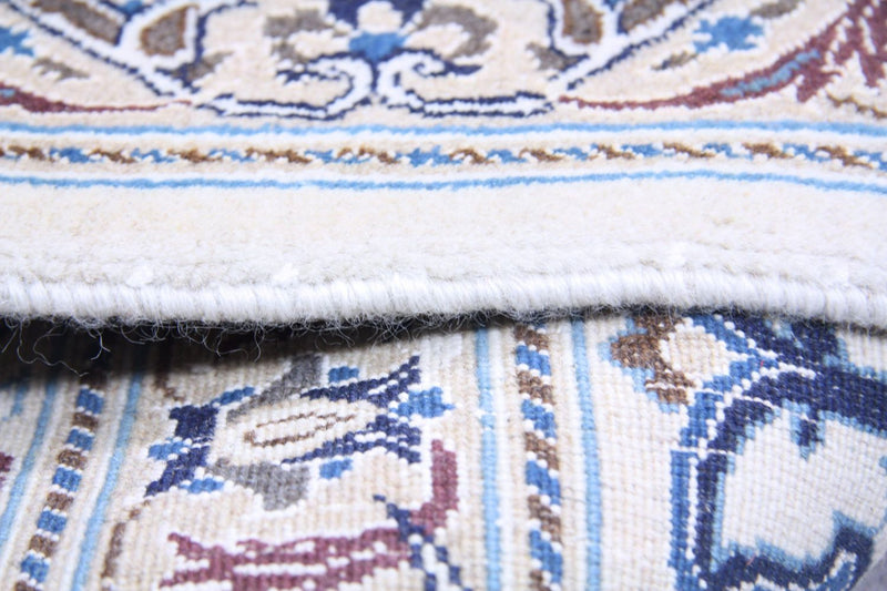 Tapis persan - Nain - 359 x 251 cm - bleu